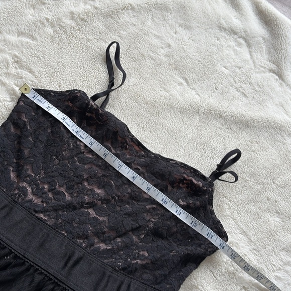 Garage Black Lace Bodice Tulle Mini Dress –Size Small | Y2K Party Fit | - Picture 5 of 5